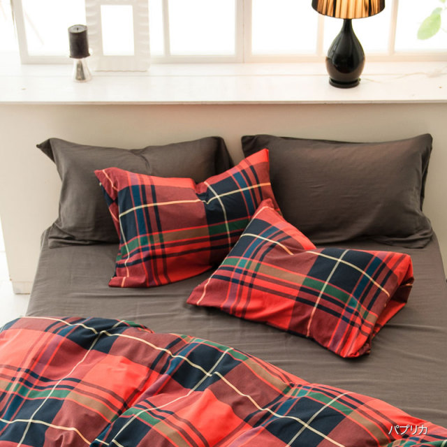 Fab the 掛け布団カバー　ベッドカバー　枕カバー2 Fab the Home】 ソワレ 枕カバー 50X70 刺繍入 ピロケースL