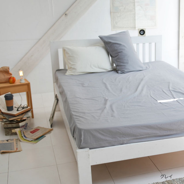 Fab the Home】コットンフランネル ボックスシーツ セミダブル 起毛素材