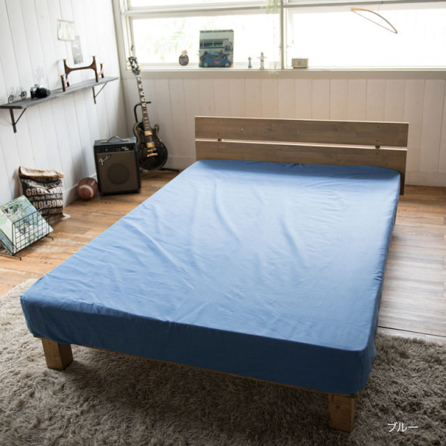ライトデニム　ベッドシーツ