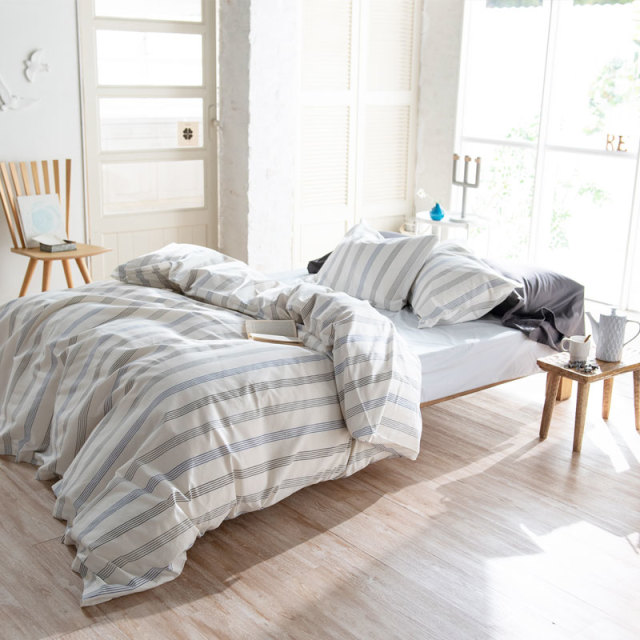 Fab the Home】ウィッシュストライプ 枕カバー 43×63cm用 先染