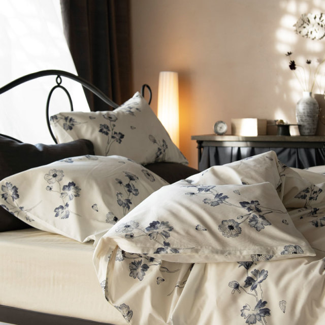 ボタニカ/チャコール　枕カバー