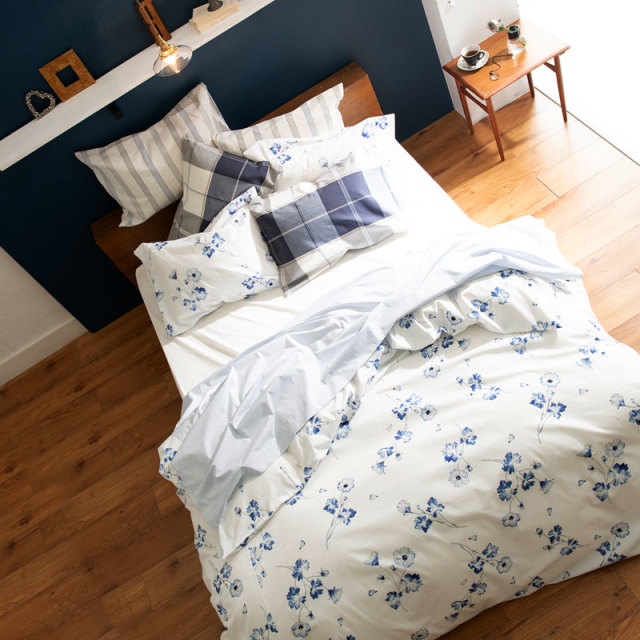 ボタニカ/ネイビー　掛け布団カバー