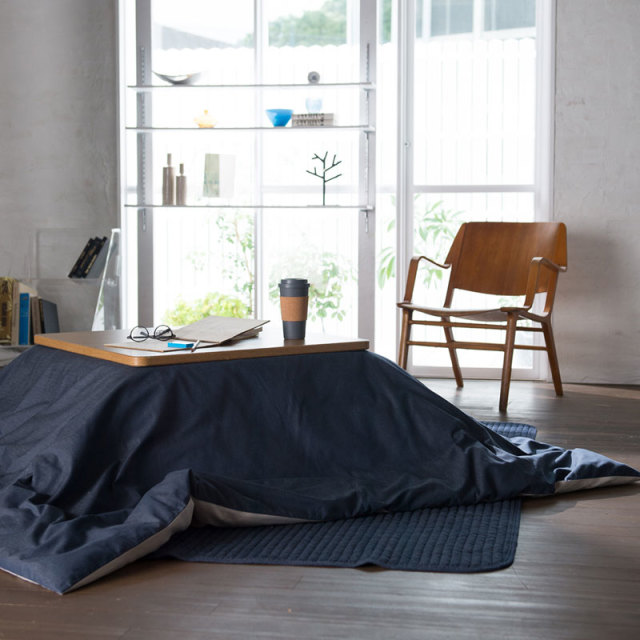ライトデニム　こたつ布団カバー