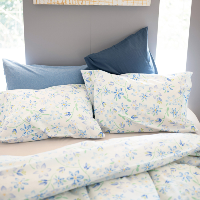 ピュアリー/ブルー　枕カバー