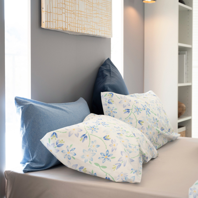 ピュアリー/ブルー　枕カバー