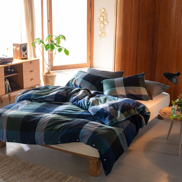 ノクターン/ネイビー　掛け布団カバー