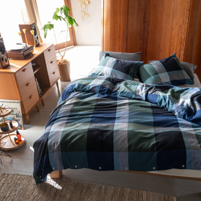 ノクターン/ネイビー　掛け布団カバー