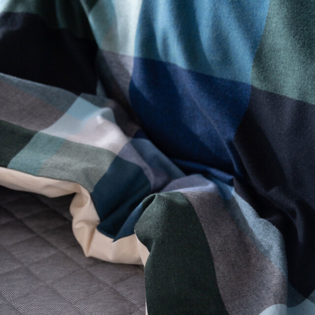 ノクターン/ネイビー　こたつ布団カバー