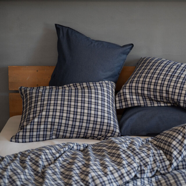 グラニット/グレイ　枕カバー