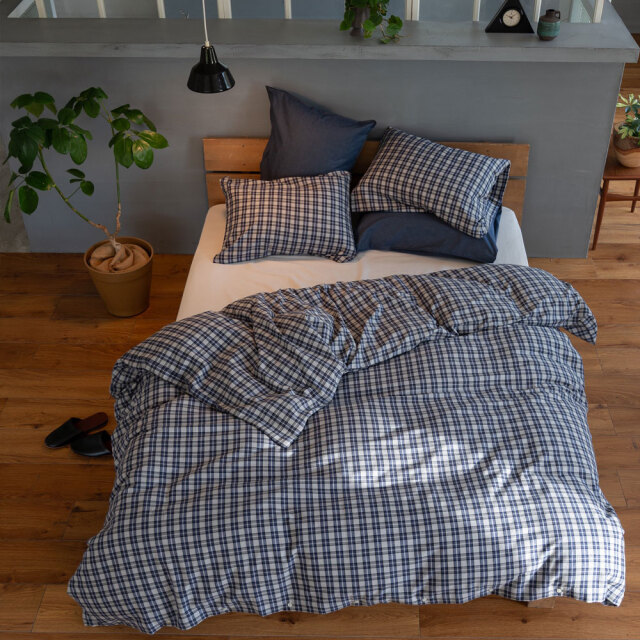 グラニット/グレイ　掛け布団カバー