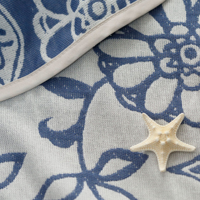 エイジア/インディゴ　２重織りガーゼケット