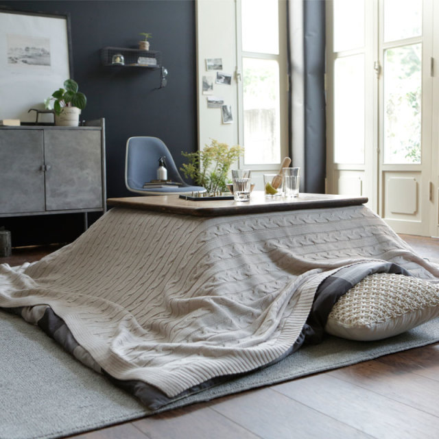 ケーブルニット　マルチカバー