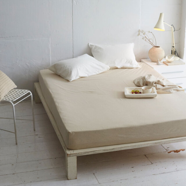 Fab the Home】リネンミックス ワンウォッシュ/ナチュラル ボックス