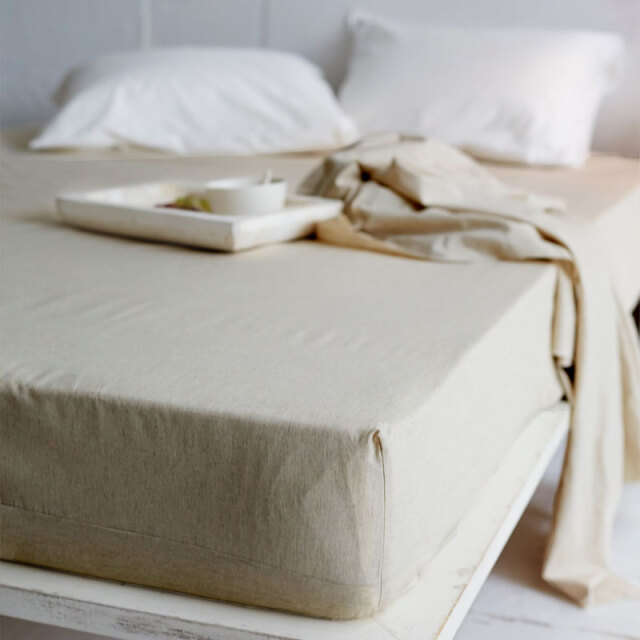 Fab the Home】リネンミックス ワンウォッシュ/ナチュラル ボックス