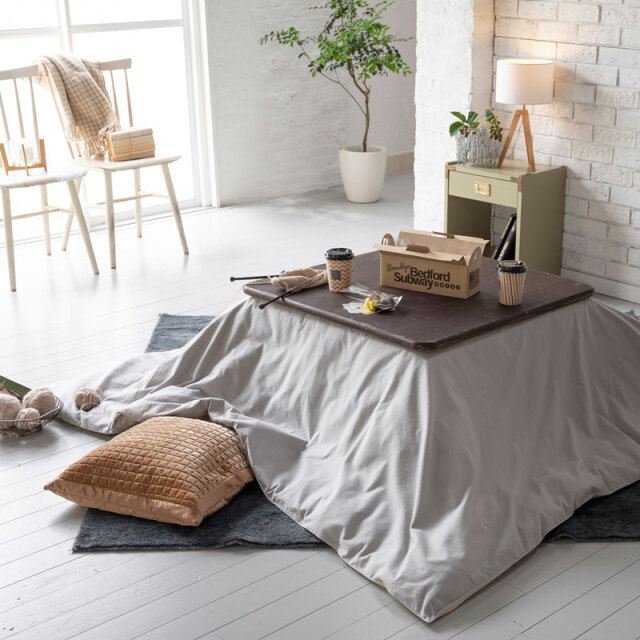 コットンフランネル　こたつ布団カバー