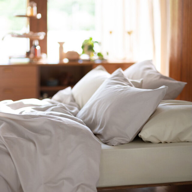 コットンビエラ/ストーン　枕カバー