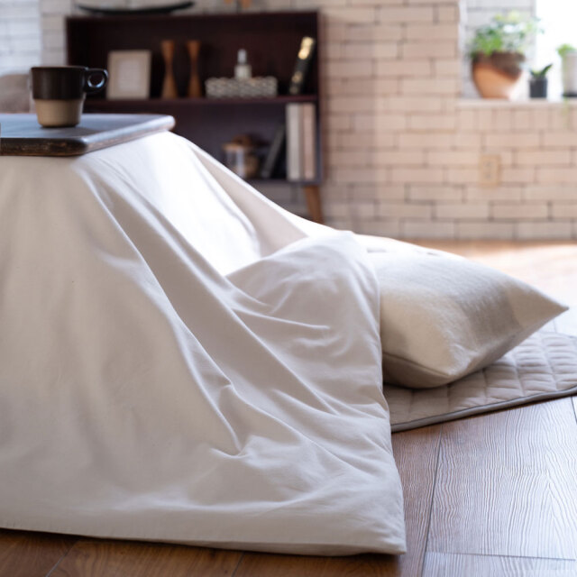 コットンビエラ/ストーン　こたつ布団カバー