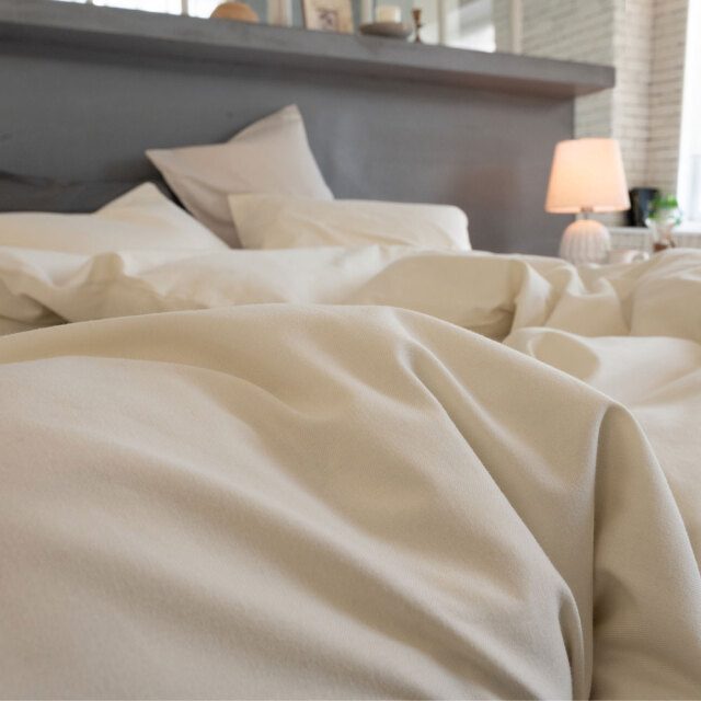 コットンビエラ/ミルク　生地感