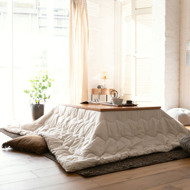 ソリッド/ストーン　こたつ掛け布団