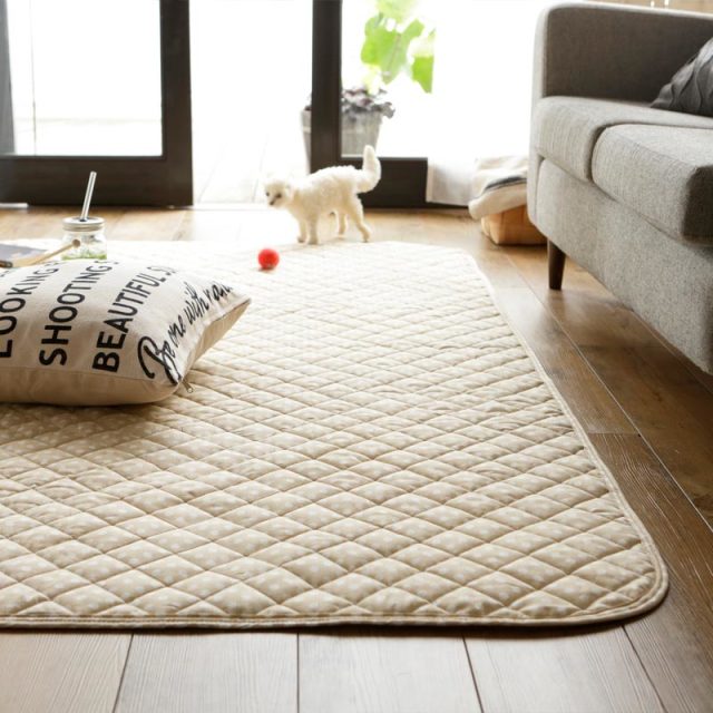 ソファーカバー ベッドカバー キルト モンステラ柄 いちご柄