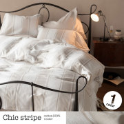 シックストライプ　ストーン　コンフォーターカバー