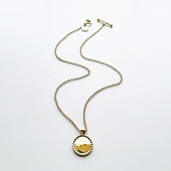 【再入荷】PHILIPPE AUDIBERT/(COLLIER SID)Sid necklace brass pm Light gold Short