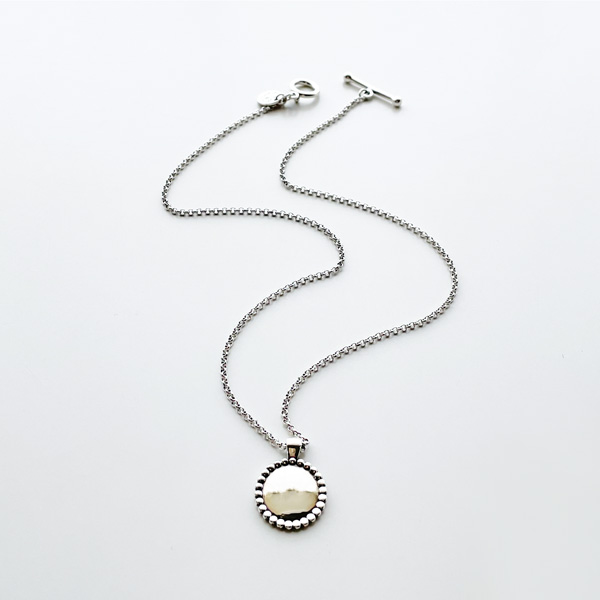 【再入荷】PHILIPPE AUDIBERT/(COLLIER SID)Sid necklace brass pm silver color, Short