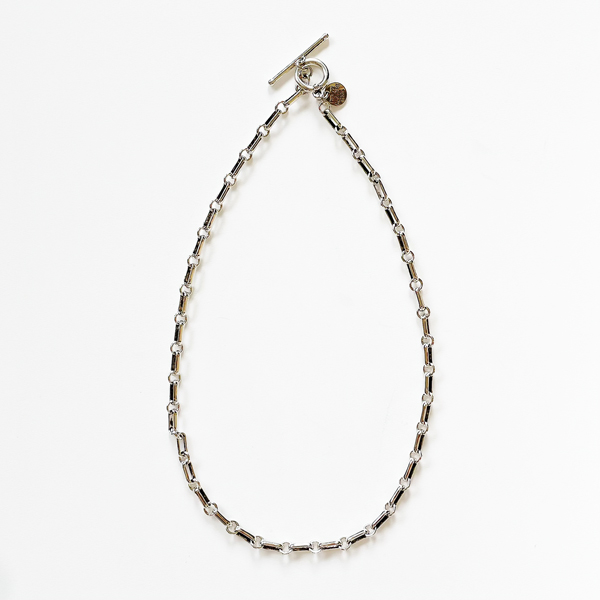 【再入荷】PHILIPPE AUDIBERT/Dakota necklace brass silver color,