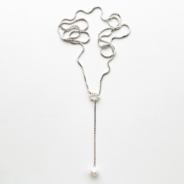 Saskia Diez通販｜FRINGE Pearl NECKLACE NO1 925 AG, FW PEARLS