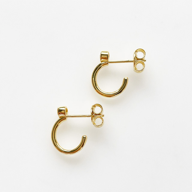 RAGBAG/Odette Hoops 925 Sterling Silver with 18K gold plating