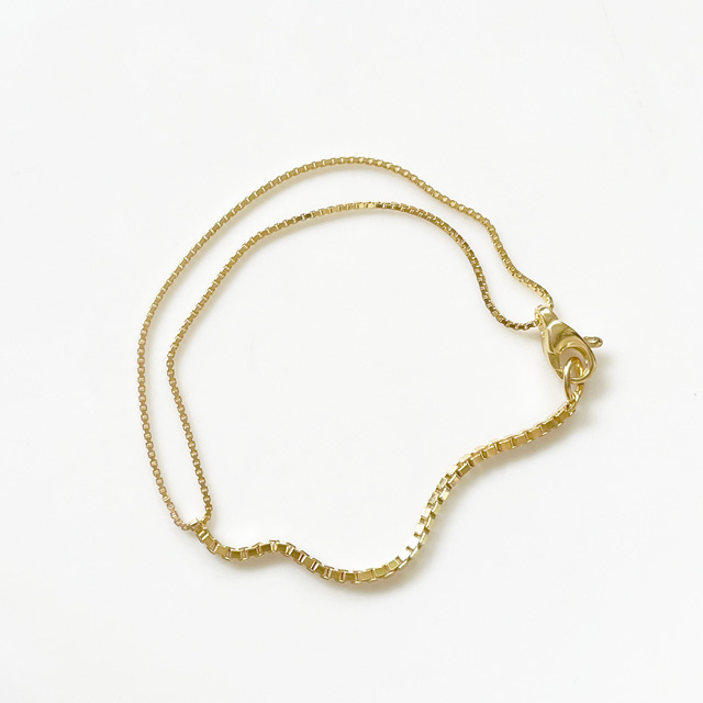 【再入荷】 Saskia Diez/FRINGE MIXED BRACELET GOLD PLATED