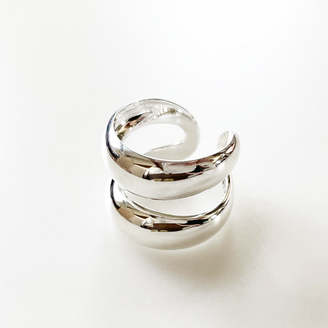 PHILIPPE AUDIBERT/Elkin ring brass silver plated,
