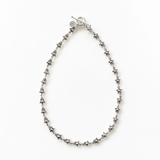 PHILIPPE AUDIBERT/April neckace, pewter silver plated,