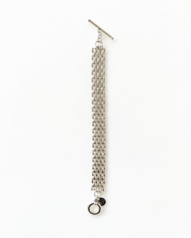 ★予約販売★(8月01日発送スタート予定) PHILIPPE AUDIBERT/Miller "L" bracelet brass silver plated,