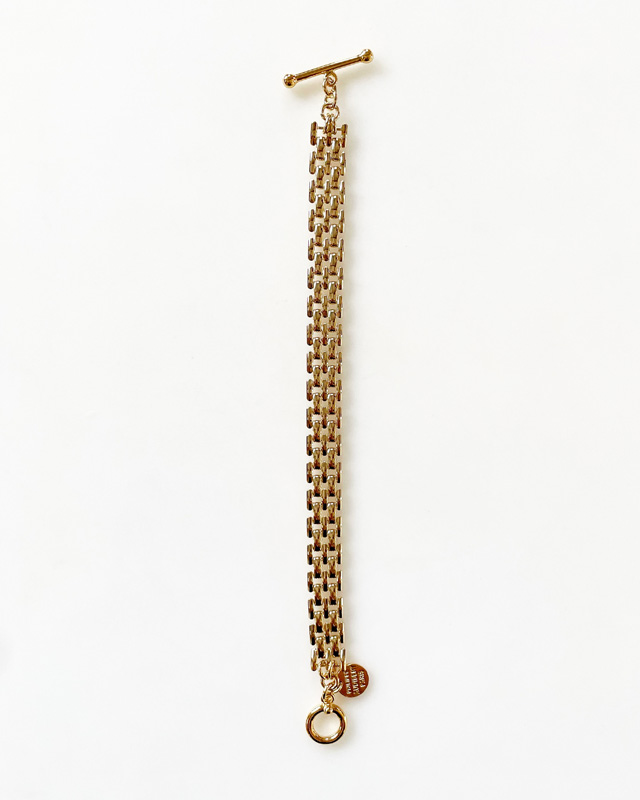 ★予約販売★(8月01日発送スタート予定) PHILIPPE AUDIBERT/Miller "S" bracelet brass Light gold