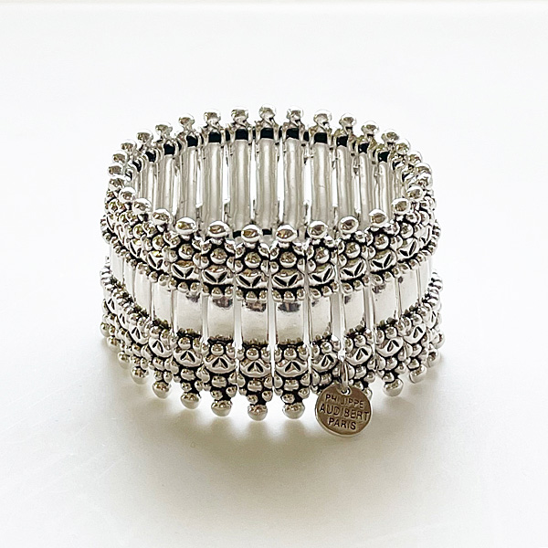 【再入荷】PHILIPPE AUDIBERT/Verona metal cuff silver color