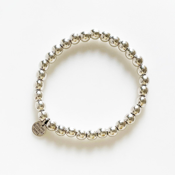 【再入荷】PHILIPPE AUDIBERT/Perles Metal Bracelet Silver Color