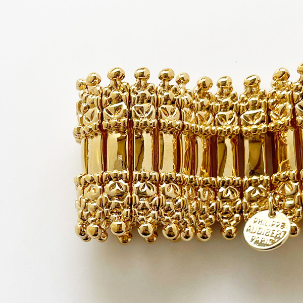PHILIPPE AUDIBERT通販｜Verona metal cuff pewter light gold color,