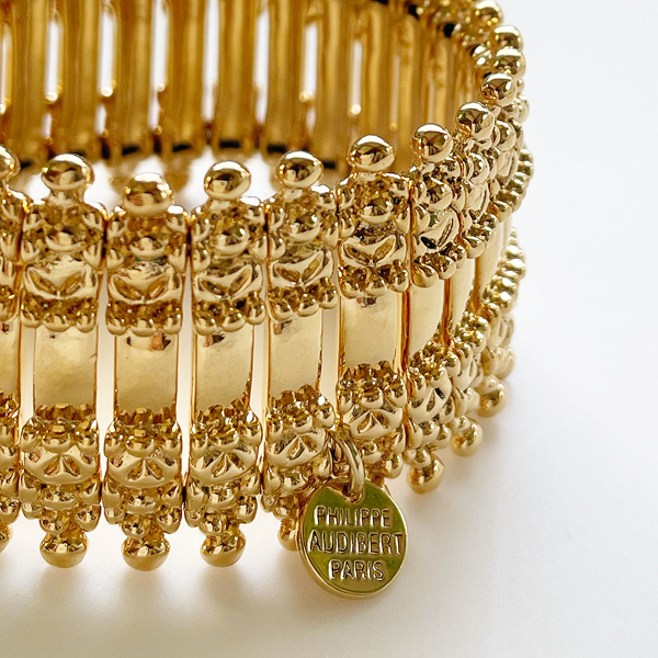 PHILIPPE AUDIBERT通販｜Verona metal cuff pewter light gold color,