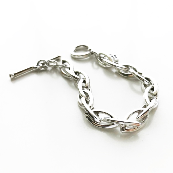 【再入荷】 PHILIPPE AUDIBERT/Elton bracelet, brass silver color, 【再入荷】 PHILIPPE AUDIBERT/Elton bracelet, brass silver color,
