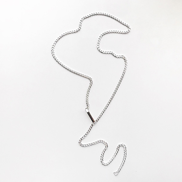 【再入荷 】Saskia Diez/Grand Identity Necklace Lasso Narrow 84cm 925 Ag Silver