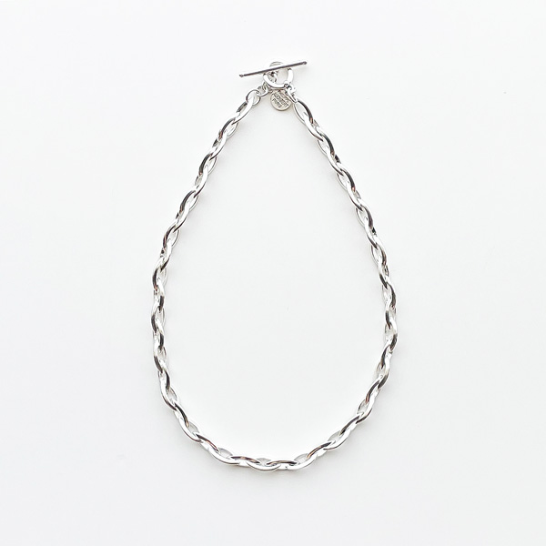 【再入荷】 PHILIPPE AUDIBERT/Elton short necklace, brass silver color,