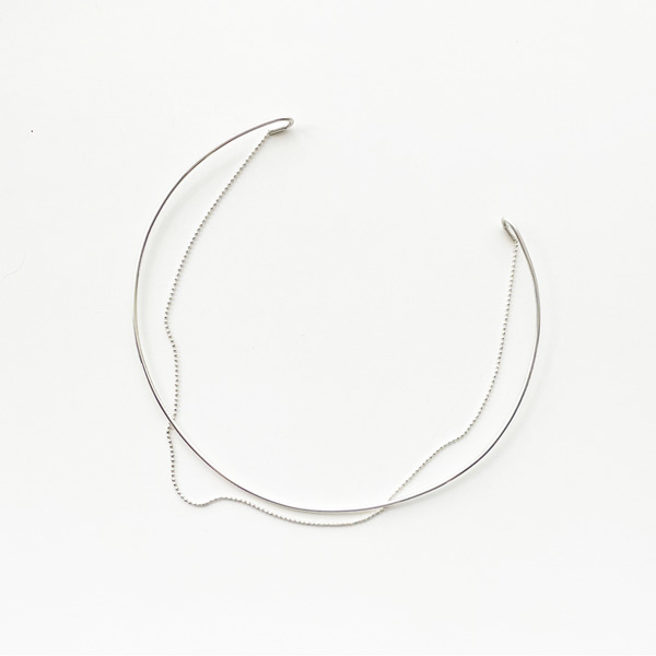 【再入荷】Saskia Diez/MELTING NECKLACE CHOKER 925 AG