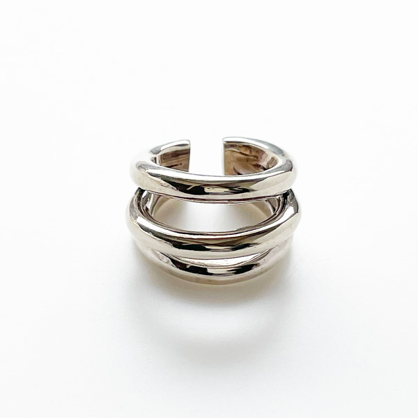 【再入荷】PHILIPPE AUDIBERT/Neal ring L, brass silver color,