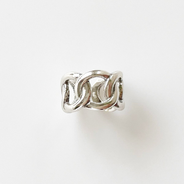 【再入荷】PHILIPPE AUDIBERT/Columbus earring brass silver color,