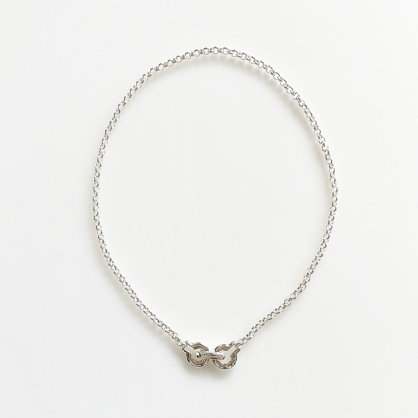 【再入荷】ANNIKA INEZ/Ample Clasp Necklace, Large in Silver