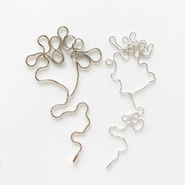 Saskia Diez通販｜FINE NECKLACE FRINGE cubic NO1 925 AG