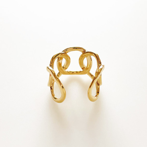 PHILIPPE AUDIBERT通販｜Columbus ring, brass Light gold