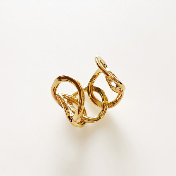 【送料込】 PHILIPPE AUDIBERT通販｜Columbus gold Light brass ring, アクセサリー