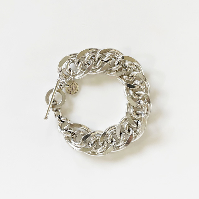 超人気ブティック Philip 太め silver バングル audibert アクセサリー